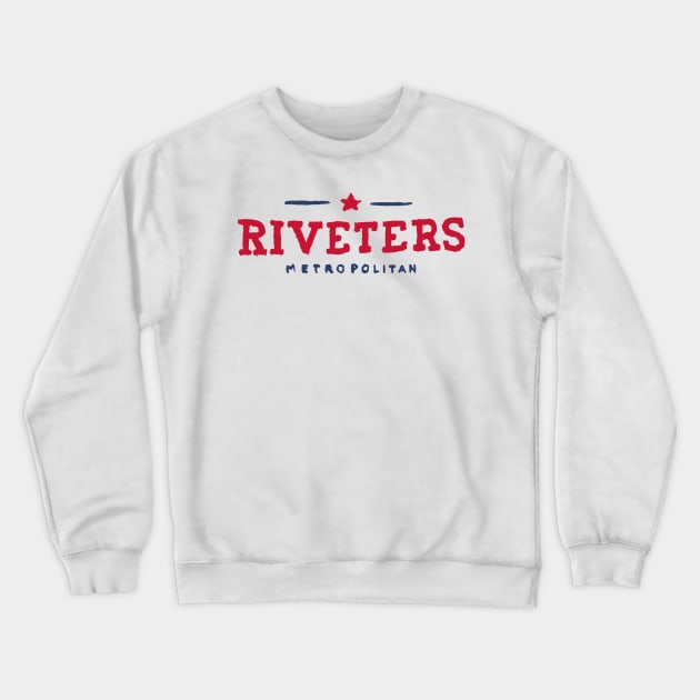 Metropolitan Riveteeeers 03 Crewneck Sweatshirt by Very Simple Graph